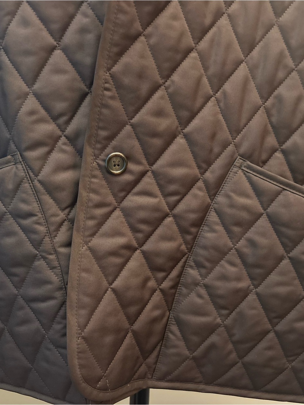 Burberry Made-in-England Brown Quilted Lightweight Jacket - Picture 7 of 10